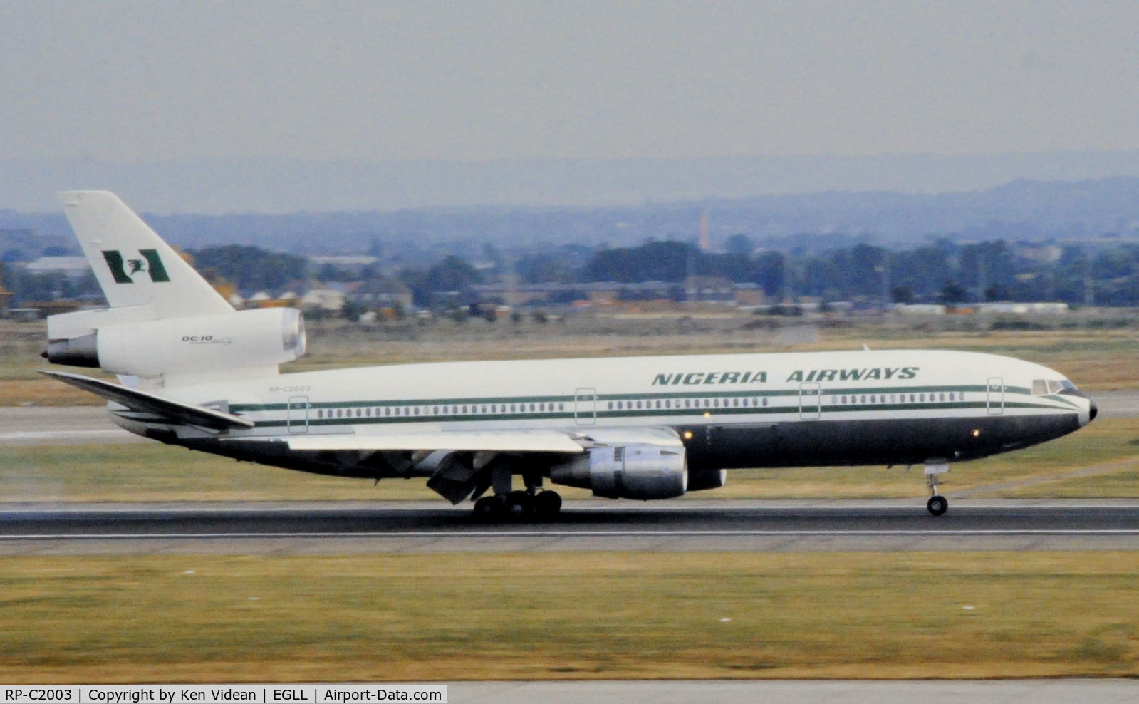 RP-C2003, 1976 McDonnell Douglas DC-10-30 C/N 46958, On lease to Nigeria Airways.