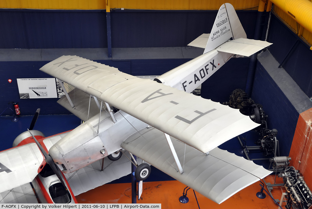 F-AOFX, Caudron C.277R Luciole C/N 7156/14, at Museum Le Bourget