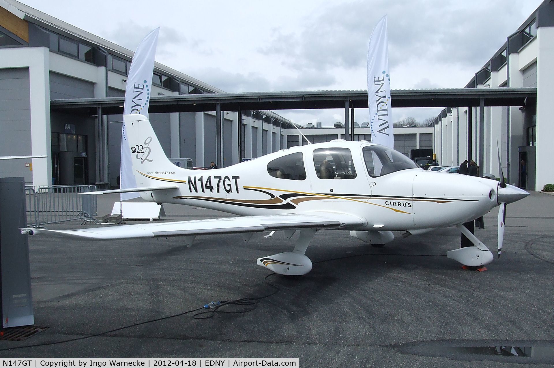 N147GT, 2004 Cirrus SR22 G2 C/N 1069, Cirrus SR22 G2 at the AERO 2012, Friedrichshafen