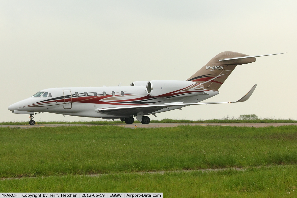 M-ARCH, 1996 Cessna 750 Citation X Citation X C/N 750-0254, 1996 Cessna 750, c/n: 750-0254 at Luton