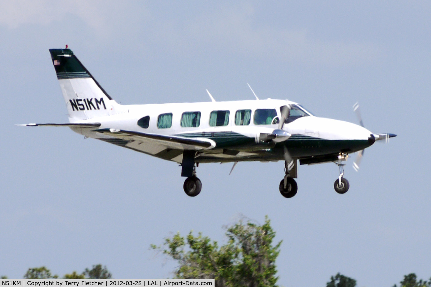 N51KM, 1973 Piper PA-31-350 Chieftain C/N 31-7305009, At 2012 Sun n Fun