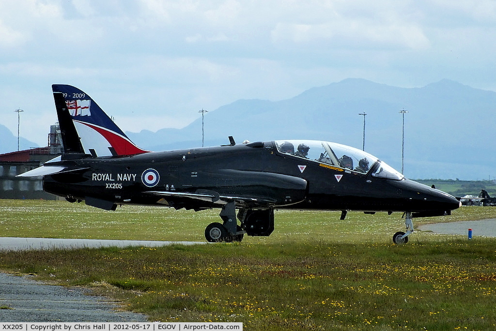 XX205, 1978 Hawker Siddeley Hawk T.1A C/N 052/312052, Fleet Requirements Air Direction Unit (FRADU)