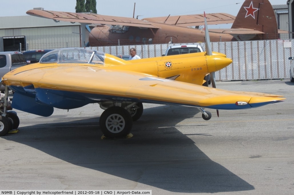 N9MB, 1945 Northrop N9M C/N 04, Placed outside Planes Of Flame Museum being prepared to go flying