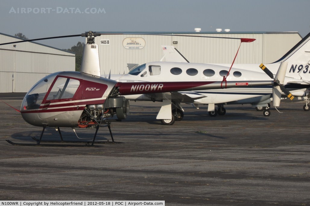 N100WR, 1981 Robinson R22 C/N 157, Parked in area north of Howard Aviation