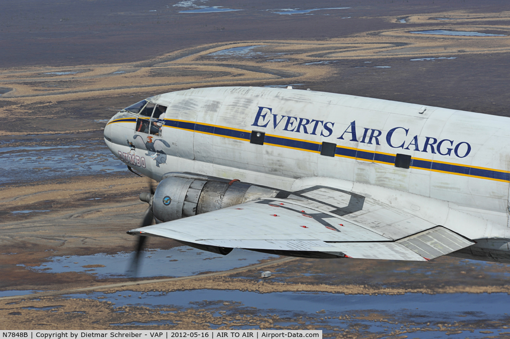 N7848B, 1942 Curtiss C-46R Commando C/N 273, Everts Air Cargo Curtiss C46