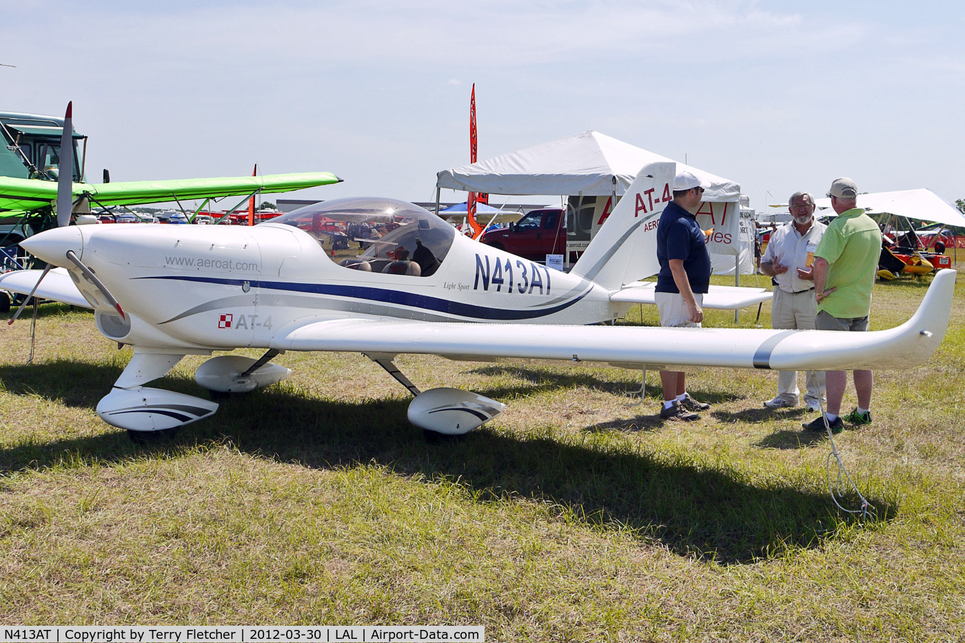 N413AT, 2011 Aero AT-4 LSA C/N AT4-035, At 2012 Sun N Fun