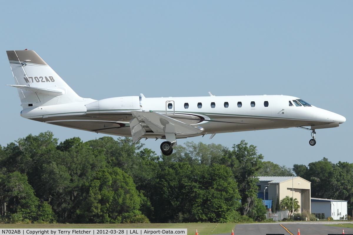 N702AB, 2008 Cessna 680 Citation Sovereign C/N 680-0258, At 2012 Sun N Fun