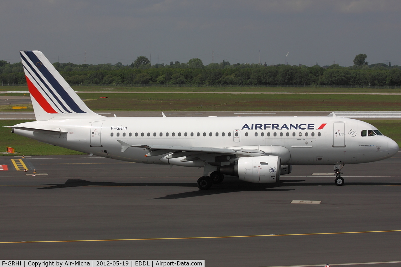 F-GRHI, 2000 Airbus A319-111 C/N 1169, Air France, Airbus A319-111, CN: 1169