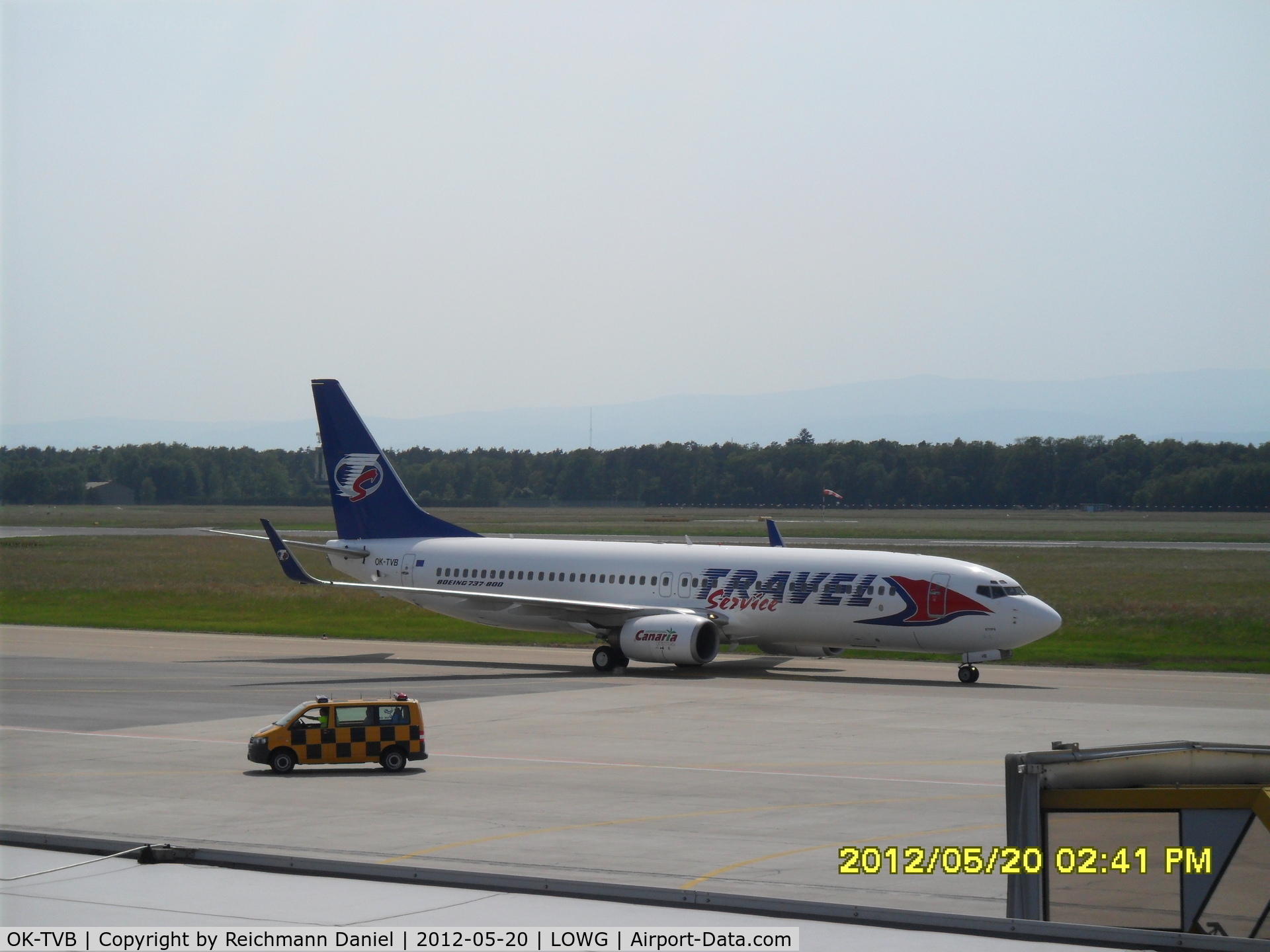 OK-TVB, 2001 Boeing 737-8CX C/N 32362, Came in from Praque