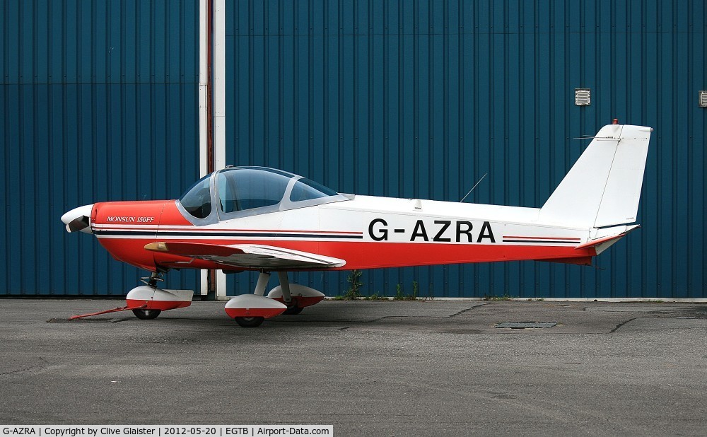 G-AZRA, 1972 Bolkow Bo-209 Monsun C/N 192, Originally owned to, Air Touring Services Ltd in March 1972 & currently owned with, Alpha Flying Ltd since March 1982. It was also owned to, The BBC Club in 1978