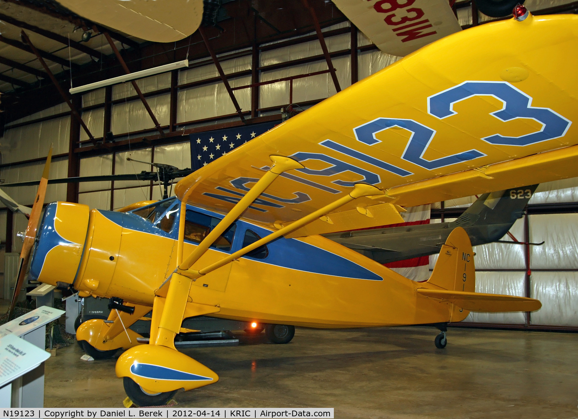 N19123, 1937 Fairchild 24 G C/N 2983, Classic Fairchild at the Virginia Aviation Museum, among other Golden Age treasures.