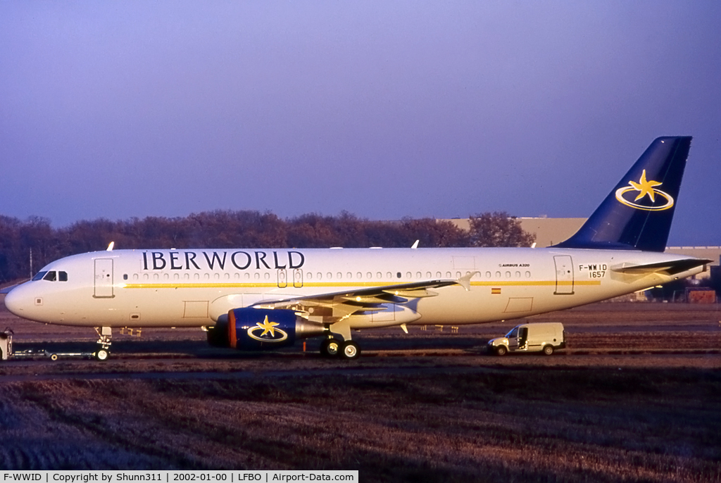 F-WWID, 2001 Airbus A320-214 C/N 1657, C/n 1657 - To be EC-ICK