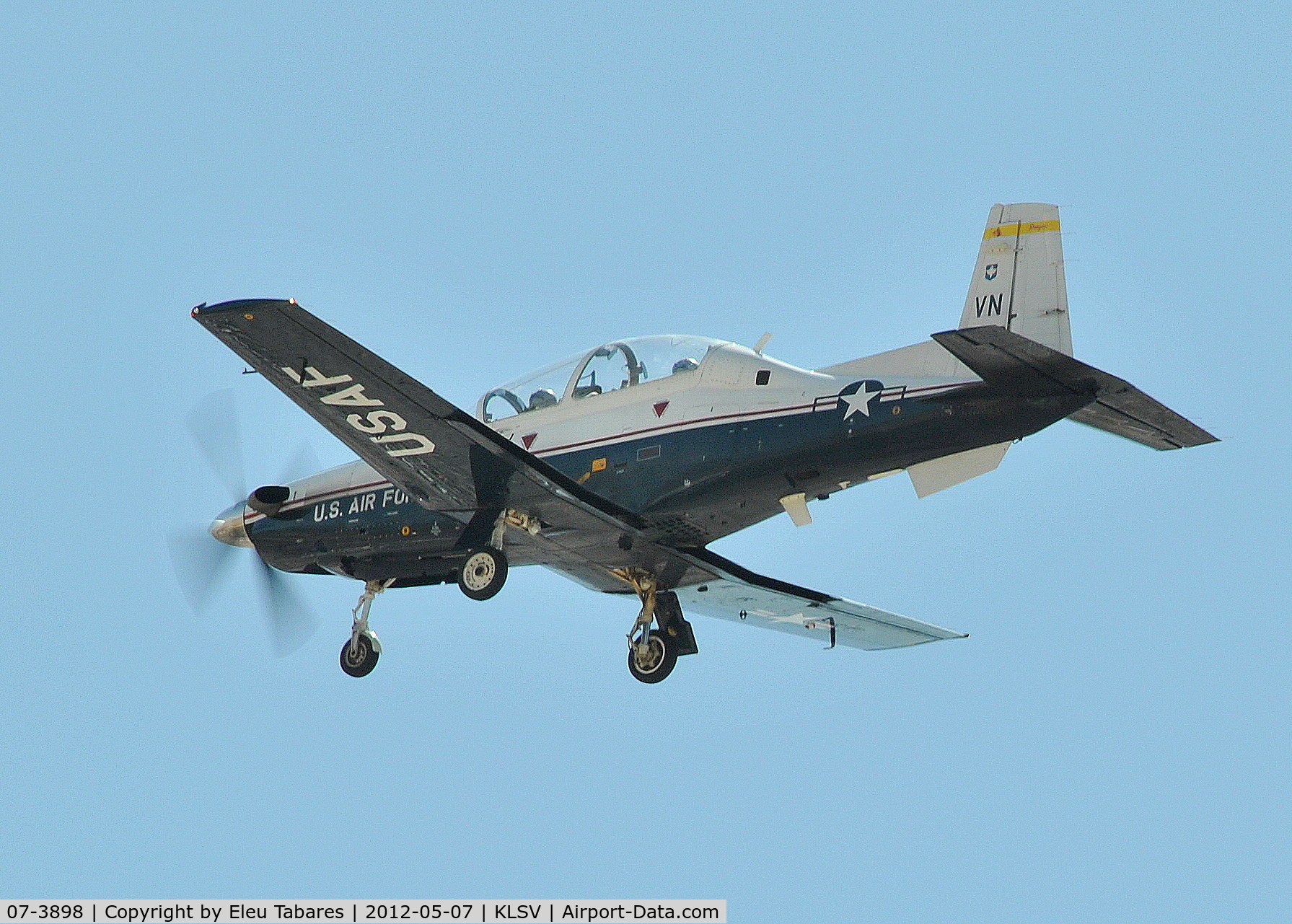 07-3898, 2007 Raytheon T-6A Texan II C/N PT-457, Taken during Jaded Thunder at Nellis Air Force Base, Nevada.