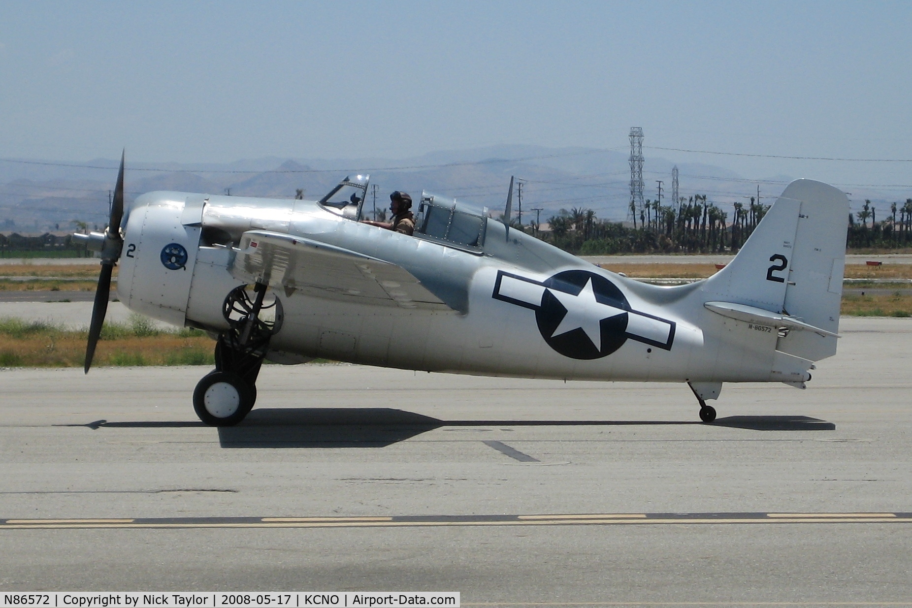 N86572, General Motors (Grumman) FM-2 Wildcat C/N 5626, Chino Air Show 08