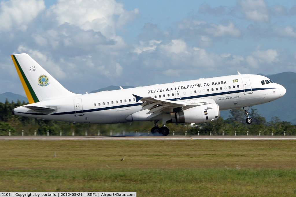 2101, 2004 Airbus VC-1A (A319-133/CJ) C/N 2263, Brazil Air Force