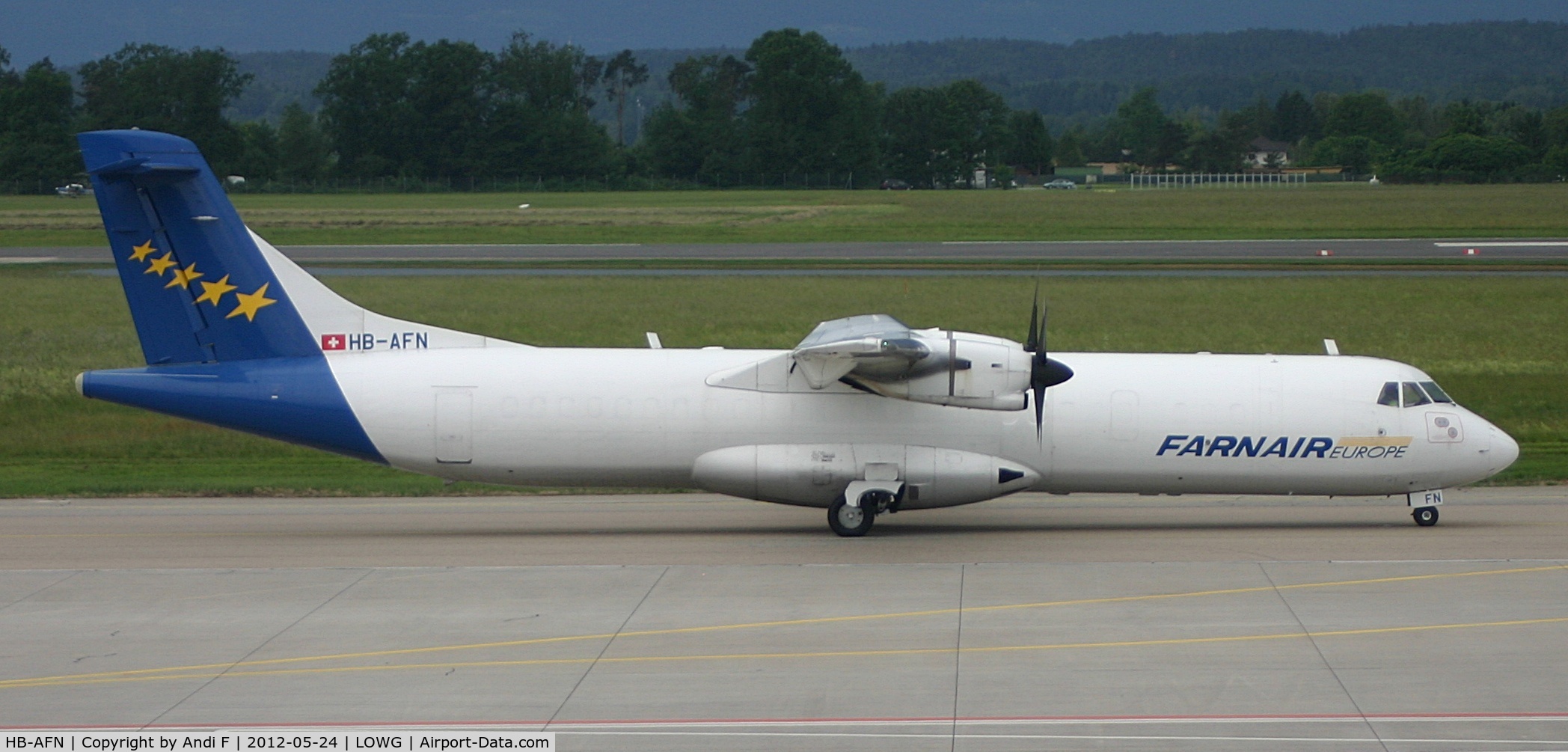 HB-AFN, 1994 ATR 72-201 C/N 389, Farnair Europe Aerospatiale ATR-72