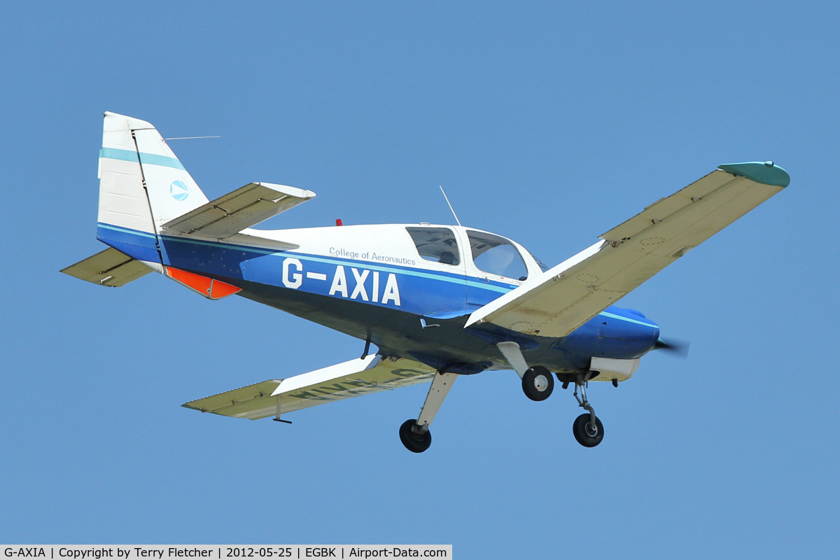 G-AXIA, 1969 Beagle B-121 Pup Series 1 (Pup 100) C/N B121-078, A visitor to Sywell , on Day 1 of 2012 AeroExpo