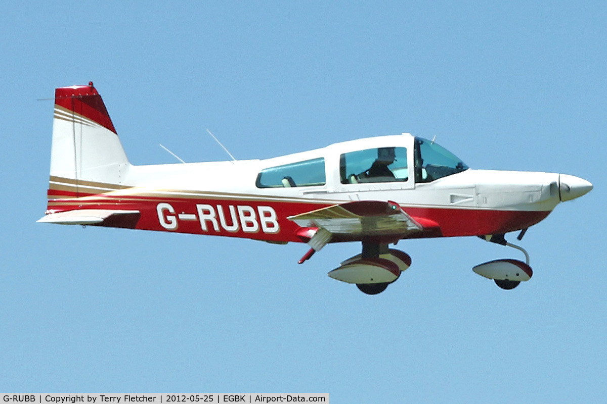 G-RUBB, 1978 Grumman American AA-5B Tiger C/N AA5B-0928, A visitor to Sywell , on Day 1 of 2012 AeroExpo
