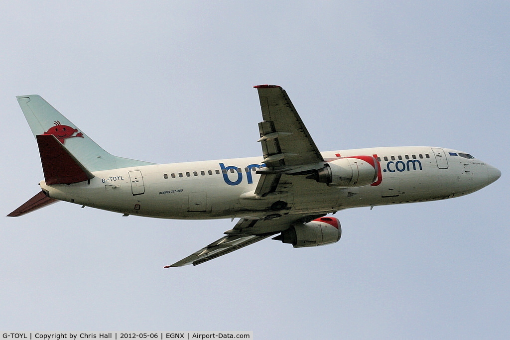 G-TOYL, 1999 Boeing 737-36N C/N 28594, BMI baby