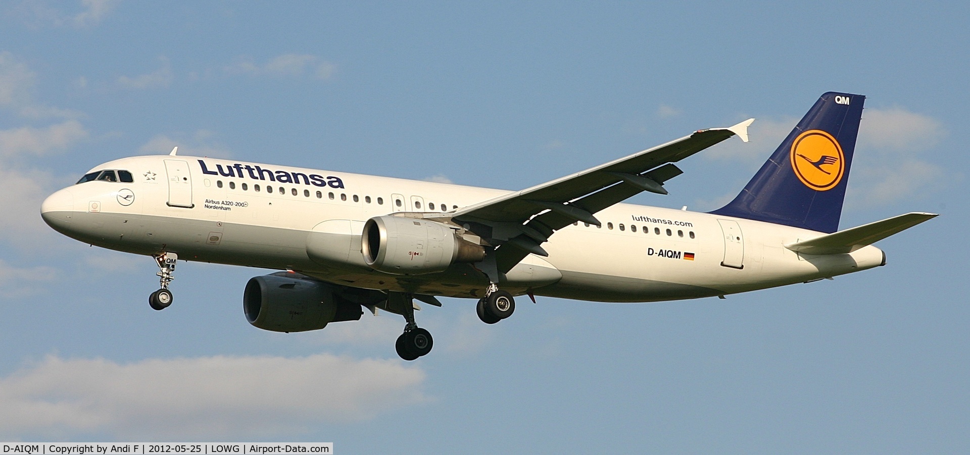 D-AIQM, 1991 Airbus A320-211 C/N 0268, Lufthansa A320