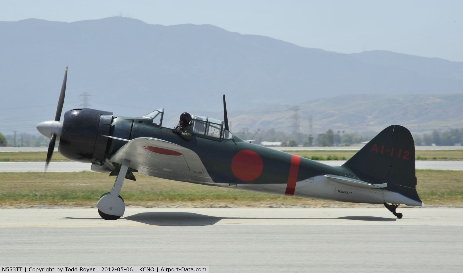 N553TT, 1942 Mitsubishi A6M3 Reisen (Zero) C/N 3858, 2012 Chino Airshow