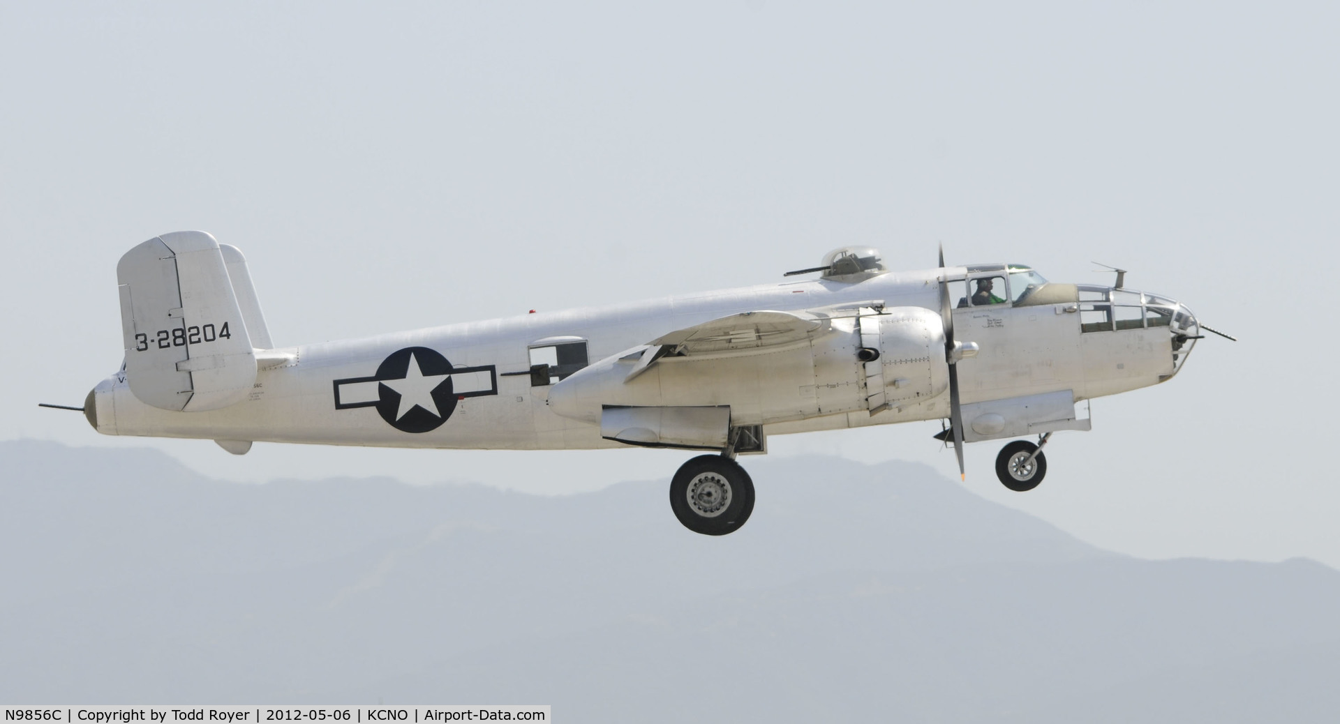 N9856C, 1943 North American TB-25N Mitchell C/N 108-35217, 2012 Chino Airshow