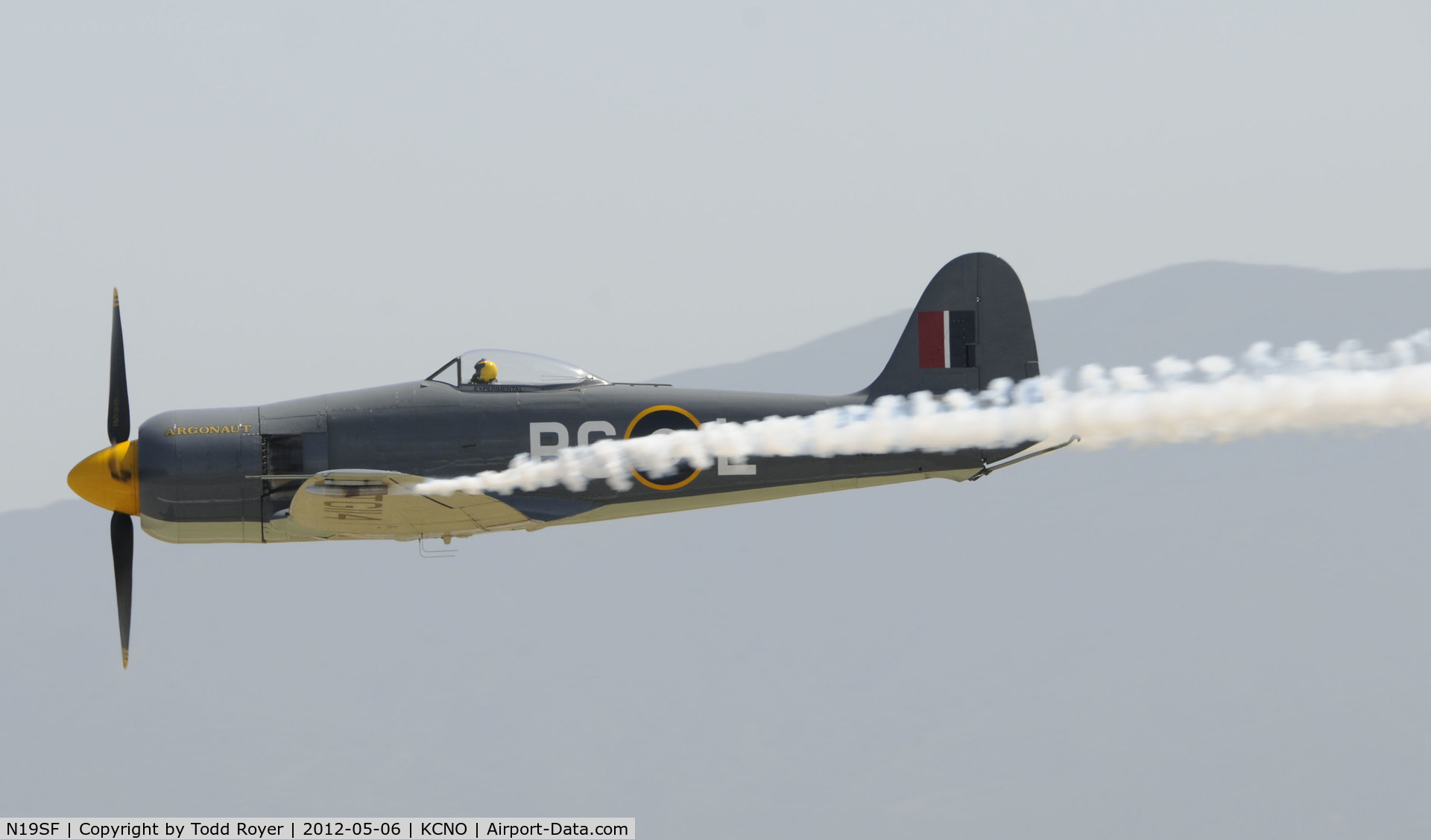 N19SF, 1947 Hawker Sea Fury FB.11 C/N 41H/656803, 2012 Chino Airshow