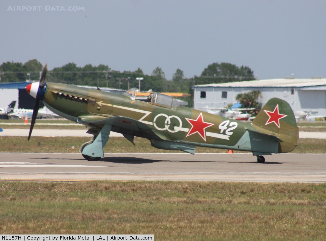 N1157H, 1994 Yakovlev Yak-9U-M C/N 0470402, Yak-9U