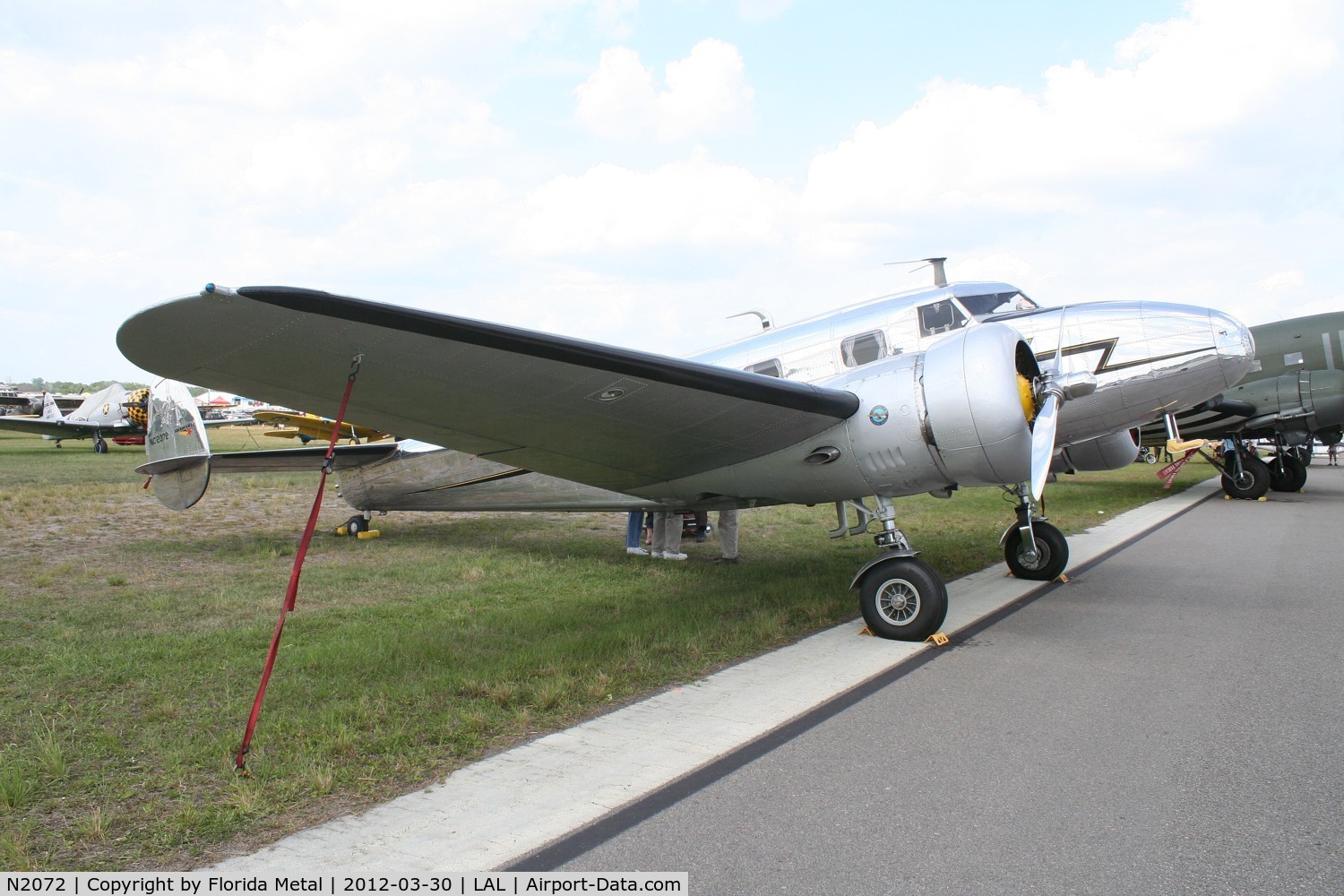 N2072, 1936 Lockheed 12A Electra Junior C/N 1208, Lockheed 12A