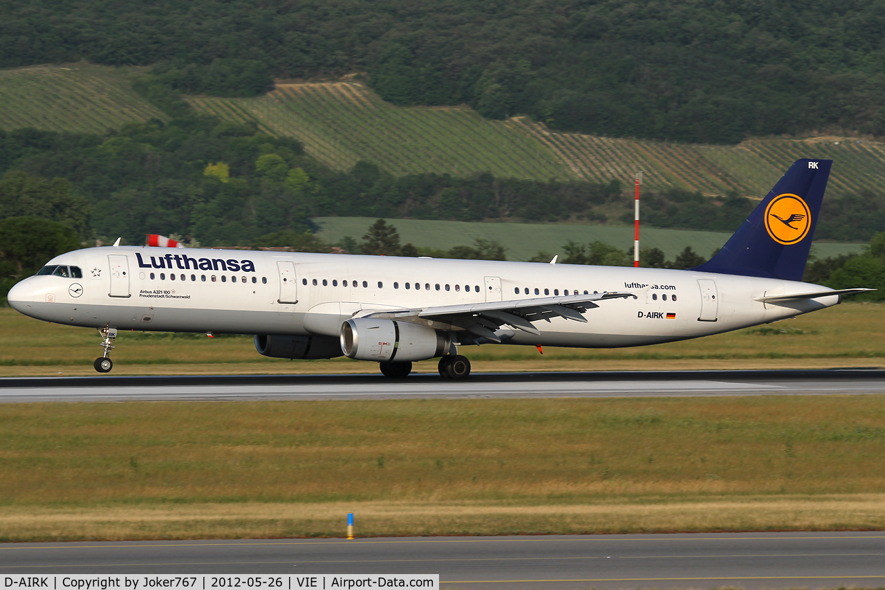 D-AIRK, 1994 Airbus A321-131 C/N 0502, Lufthansa