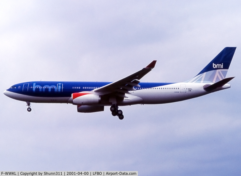 F-WWKL, 2001 Airbus A330-243 C/N 398, C/n 0398 - To be G-WWBM