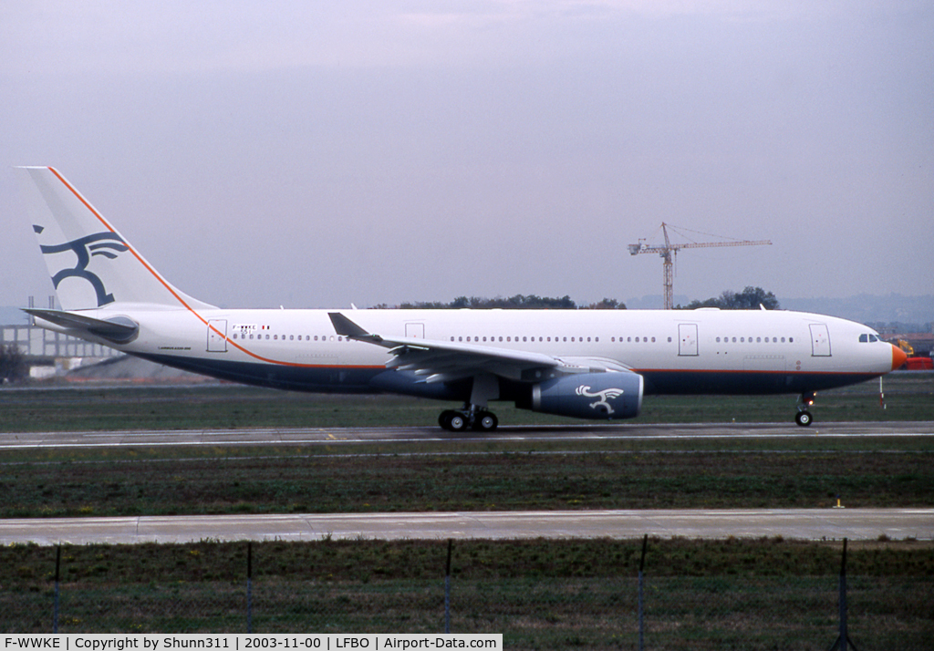 F-WWKE, 2003 Airbus A330-243 C/N 551, C/n 0551 - To be I-LIVM