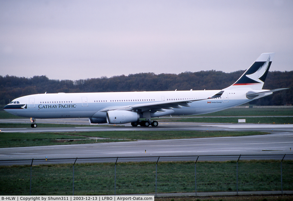 B-HLW, 2003 Airbus A330-343 C/N 565, Delivery day...