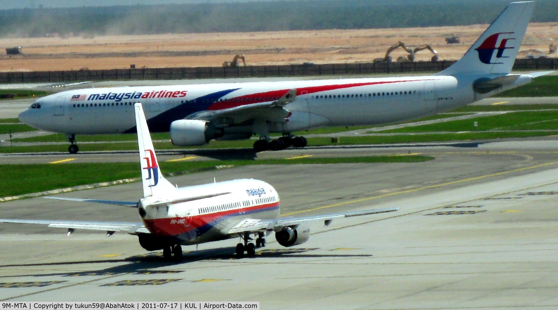 9M-MTA, 2011 Airbus A330-323 C/N 1209, Malaysia Airlines