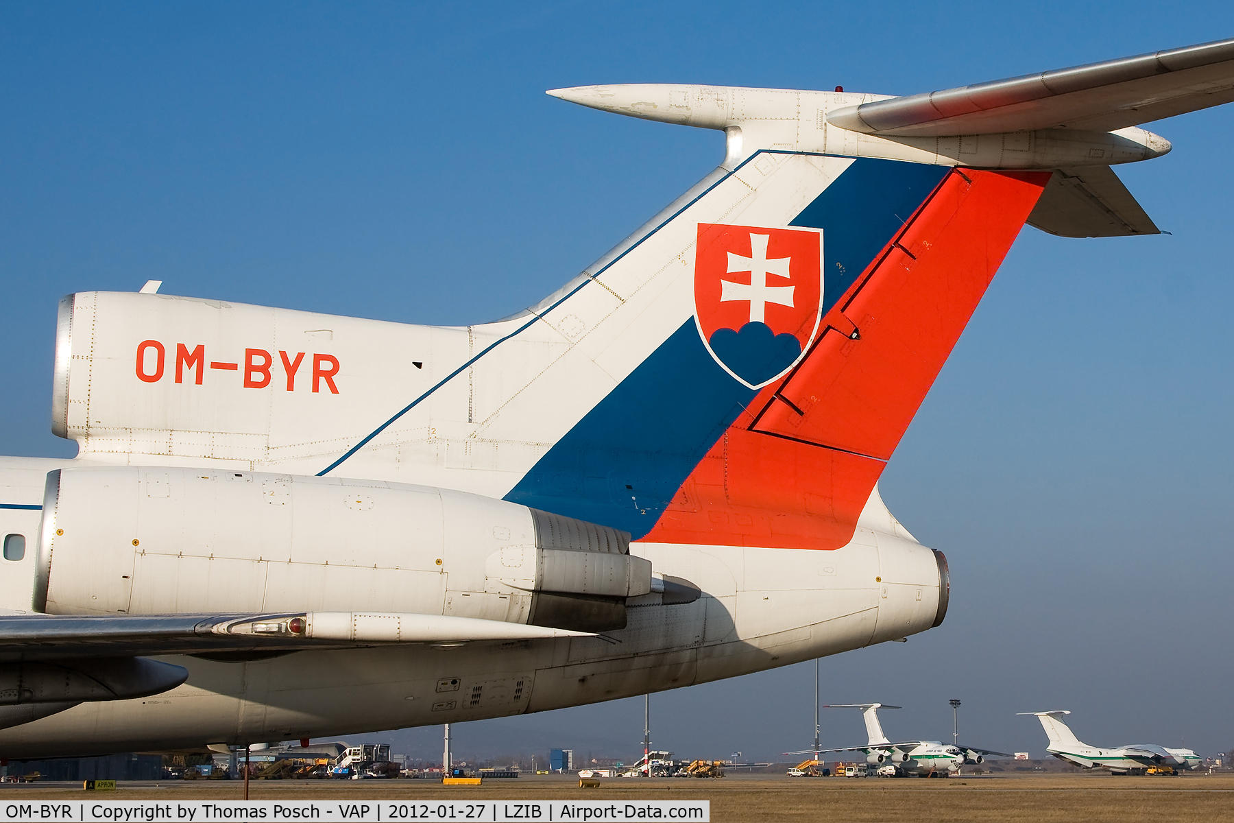 OM-BYR, 1998 Tupolev Tu-154M C/N 98A1012, Slovakia - Government
