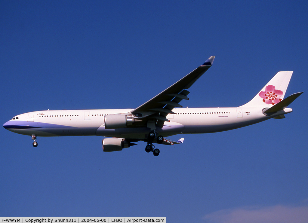 F-WWYM, 2004 Airbus A330-302 C/N 602, C/n 0602 - To be B-18301