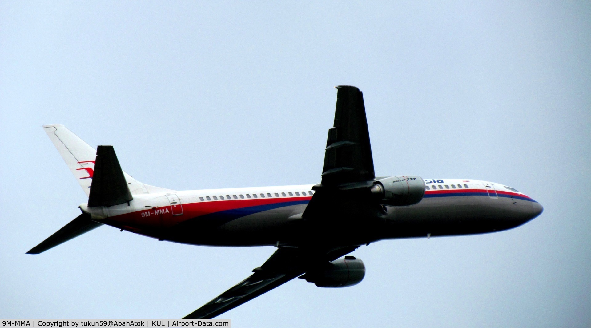 9M-MMA, Boeing 737-4H6 C/N 26443, Malaysia Airlines