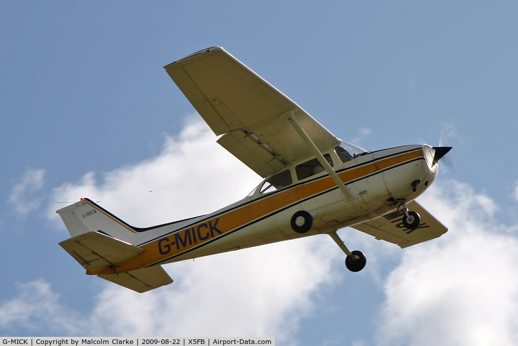 G-MICK, 1977 Reims F172N Skyhawk C/N 1592, Reims F172N, Fishburn Airfield, August 2009.