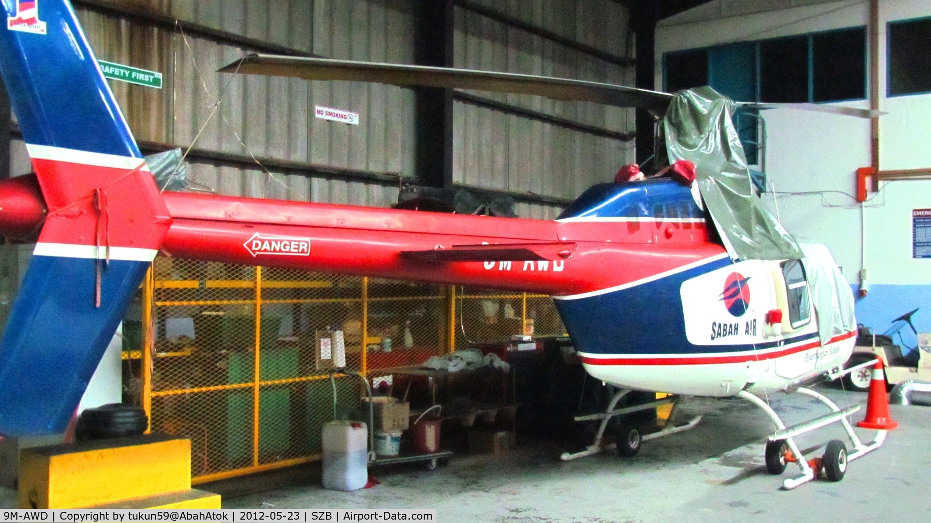 9M-AWD, Bell 206B-2 JetRanger II C/N 2351, Sabah Air