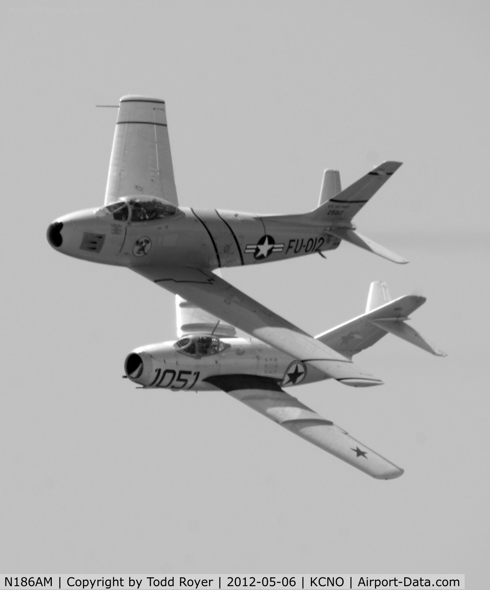 N186AM, 1952 North American F-86F Sabre C/N 191-708, 2012 Chino Airshow