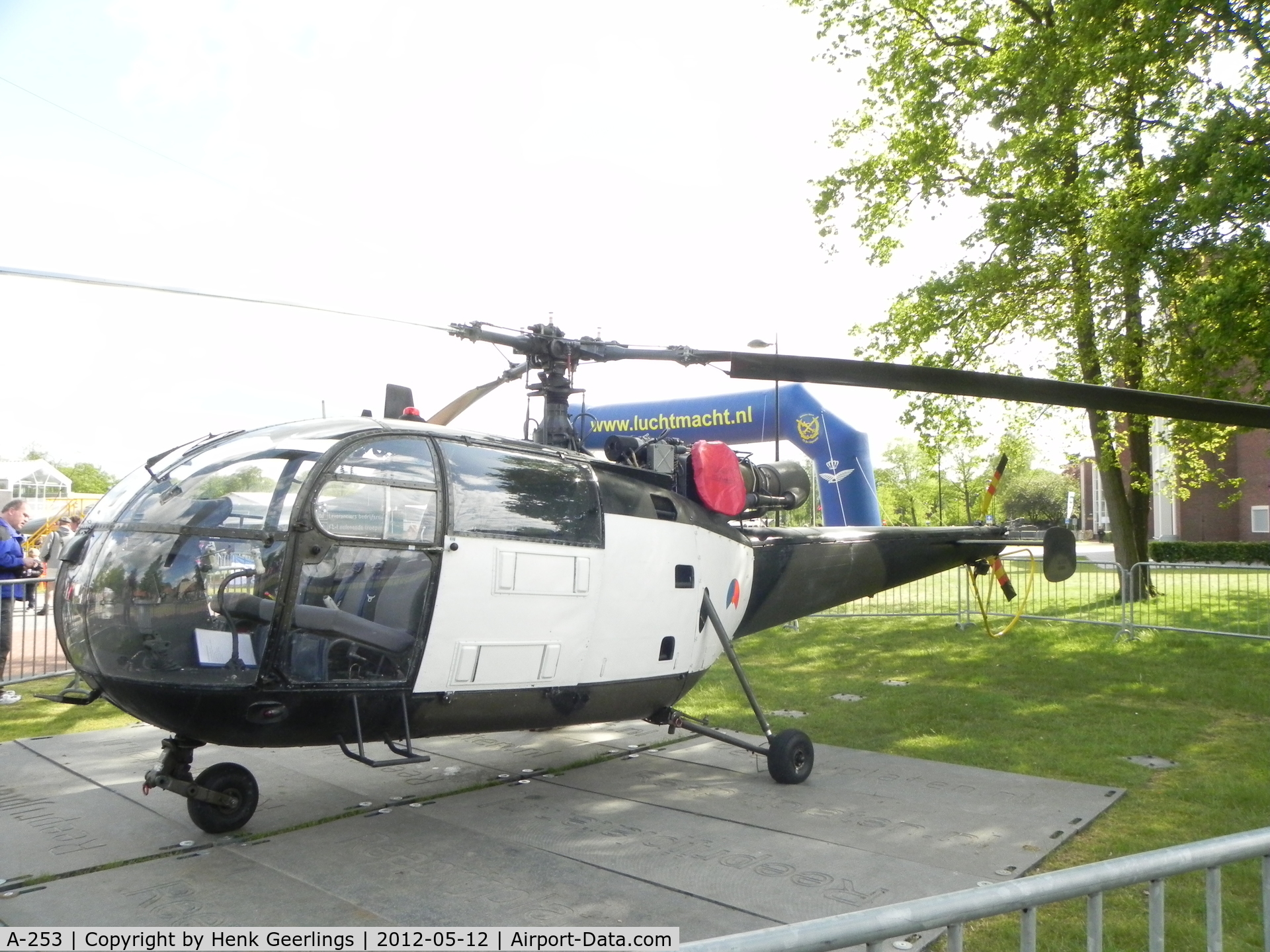 A-253, Sud SE-3160 Alouette III C/N 1253, Display model at the Dutch Army open day at Oirschot Army Camp