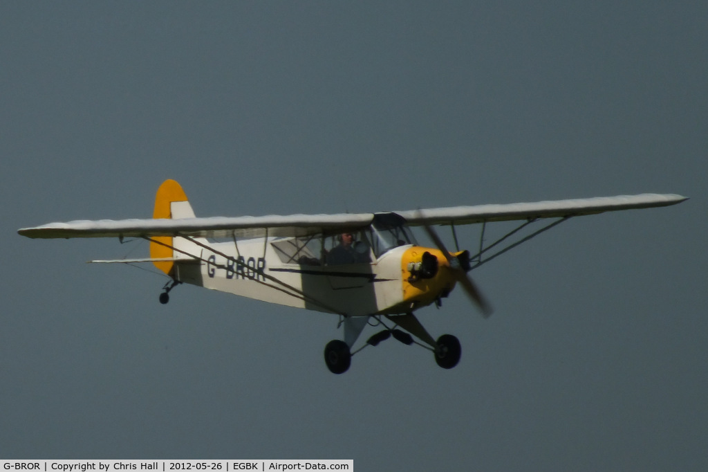 G-BROR, 1943 Piper L-4H Grasshopper (J3C-65D) C/N 10885, at AeroExpo 2012