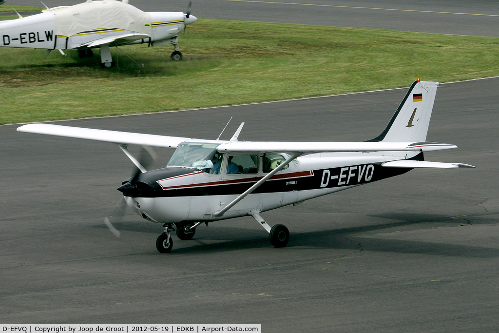 D-EFVQ, Reims F172P Skyhawk II C/N F17202085, arrival at Hangelar