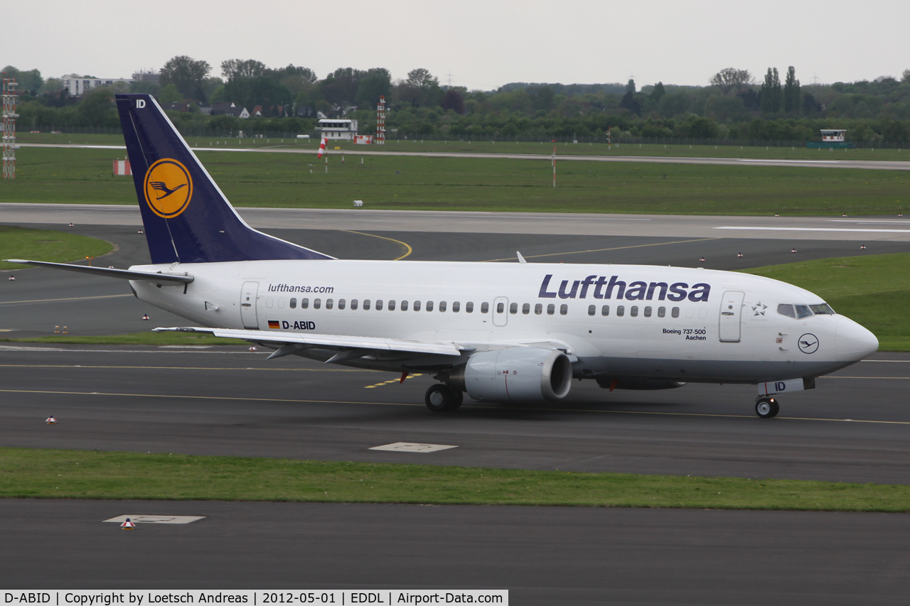 D-ABID, 1990 Boeing 737-530 C/N 24818, DLH3182 Dusseldorf to Milan, Malpensa (MXP)