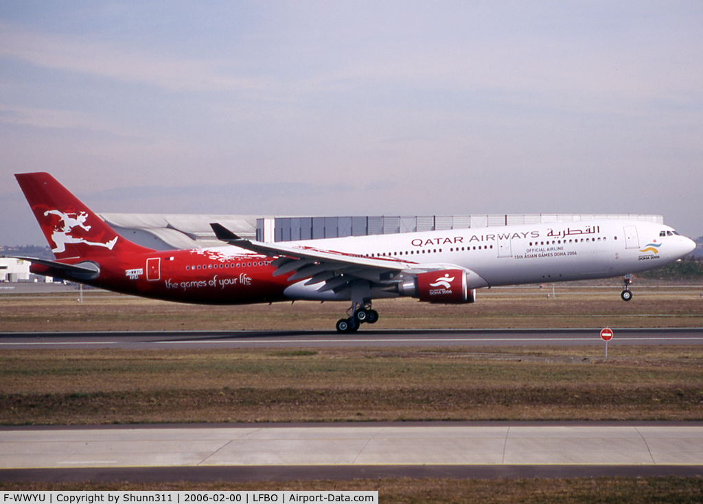 F-WWYU, 2006 Airbus A330-302 C/N 734, C/n 0734 - To be A7-AEG in special Red Doha 2006 c/s