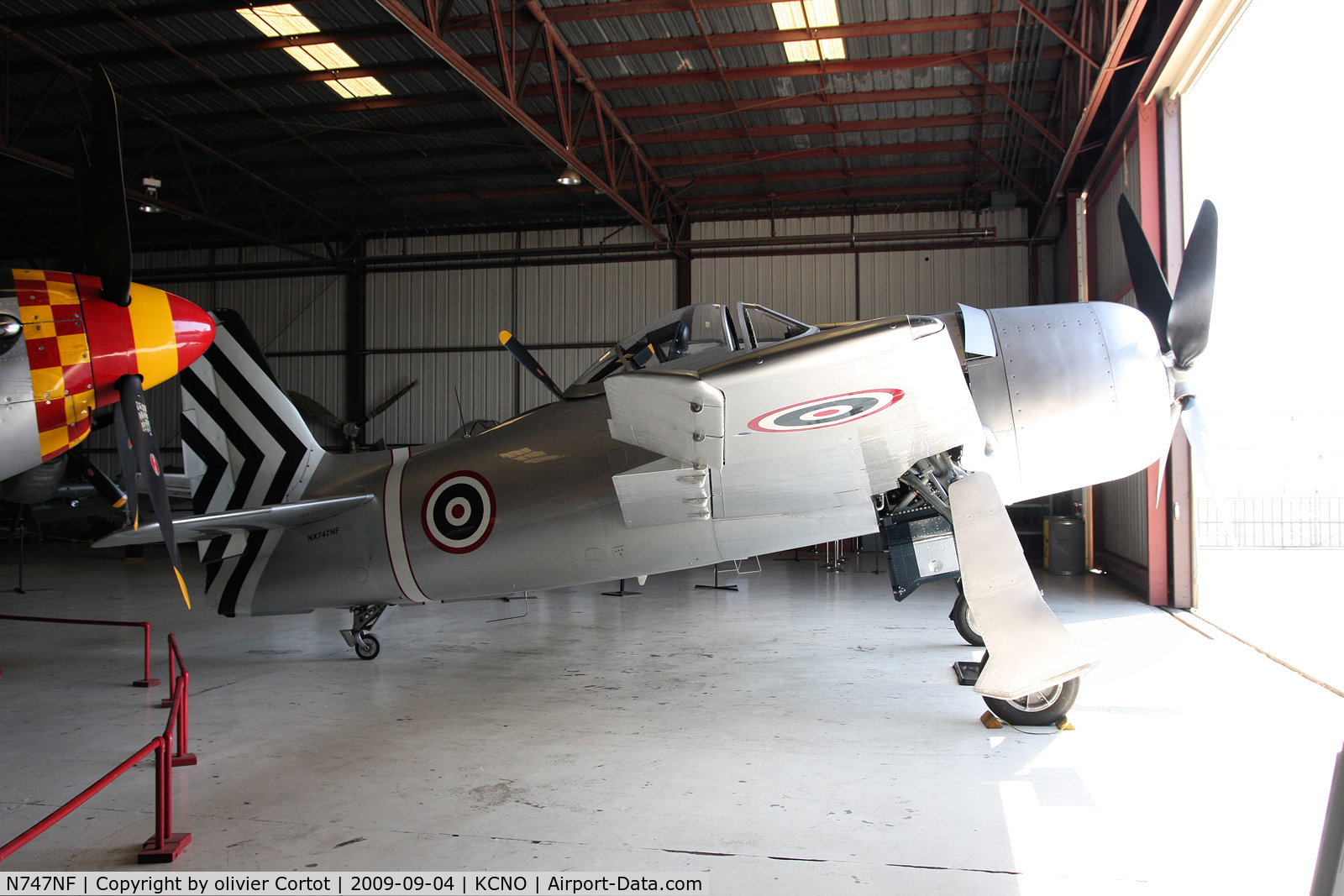 N747NF, Grumman F8F-2 (G58) Bearcat C/N D.988, Home sweet home, Chino planes of fame museum