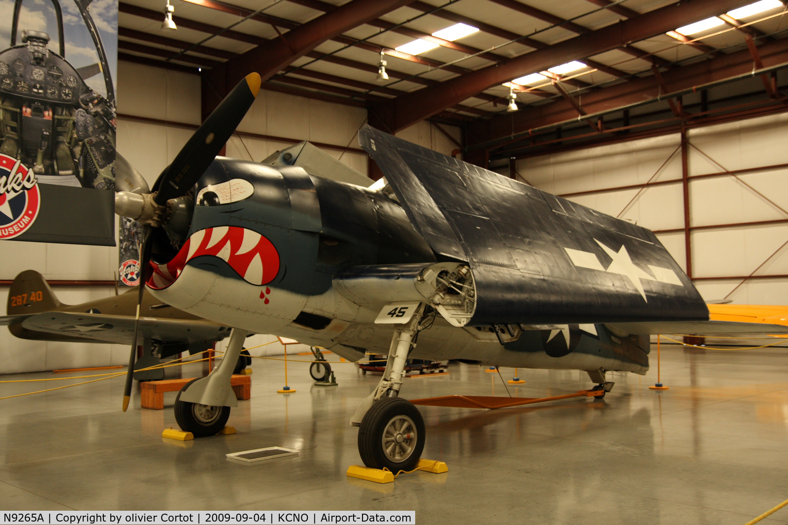 N9265A, Grumman F6F-5 Hellcat C/N A-9790, Yanks air museum
