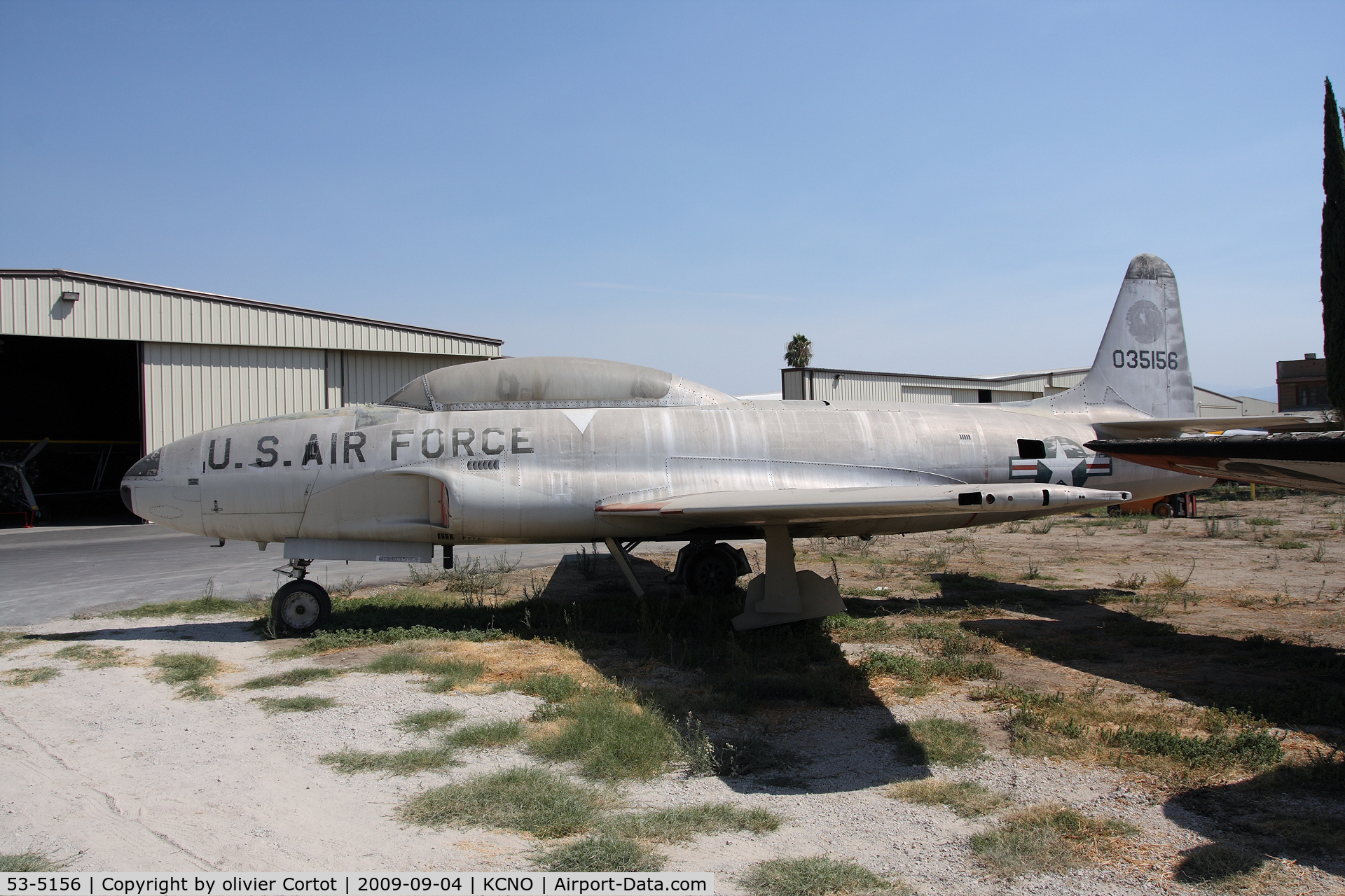 53-5156, 1953 Lockheed T-33A-1-LO Shooting Star C/N 580-8495, Waiting for better days... Chino planes of fame museum
