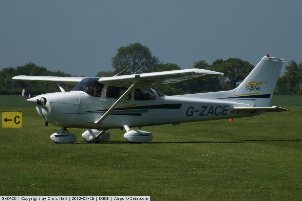 G-ZACE, 2001 Cessna 172S C/N 172S8808, at AeroExpo 2012