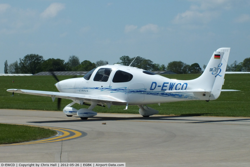 D-EWCD, 2008 Cirrus SR20 G2 C/N 1875, at AeroExpo 2012